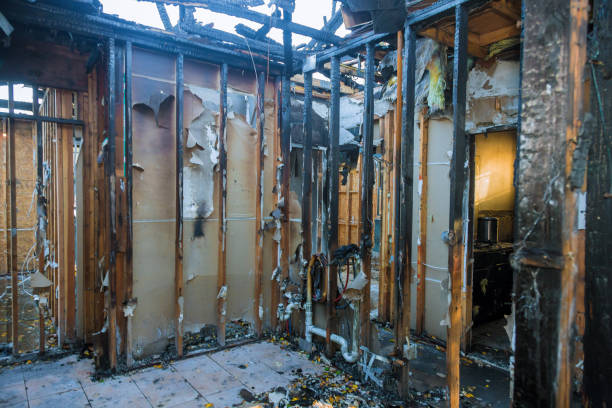 Professional Emergency Fire Cleanup technician working in Grenloch, NJ